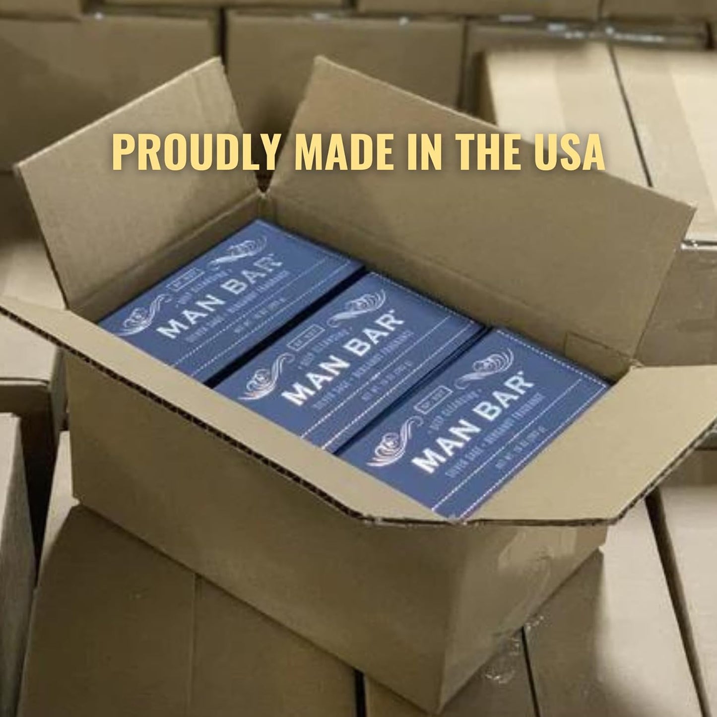 San Francisco Soap Co. Man Bar Gift Set – 3‑Piece Men’s Soap Collection, Clean Ingredients, All Skin Types, Made in the USA