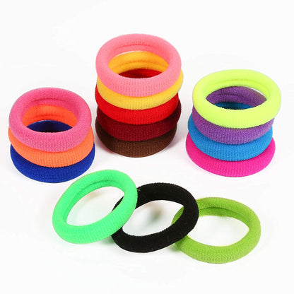 120 Pcs Baby & Toddler Hair Ties – Soft Cotton Seamless Elastic Hair Bands for Girls, Kids & Infants, Multicolor Ponytail Holders (15 Colors)