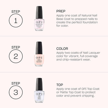 OPI Nail Lacquer – Professional Long‑Lasting Nail Polish with High‑Shine Salon Finish (200+ Shades)