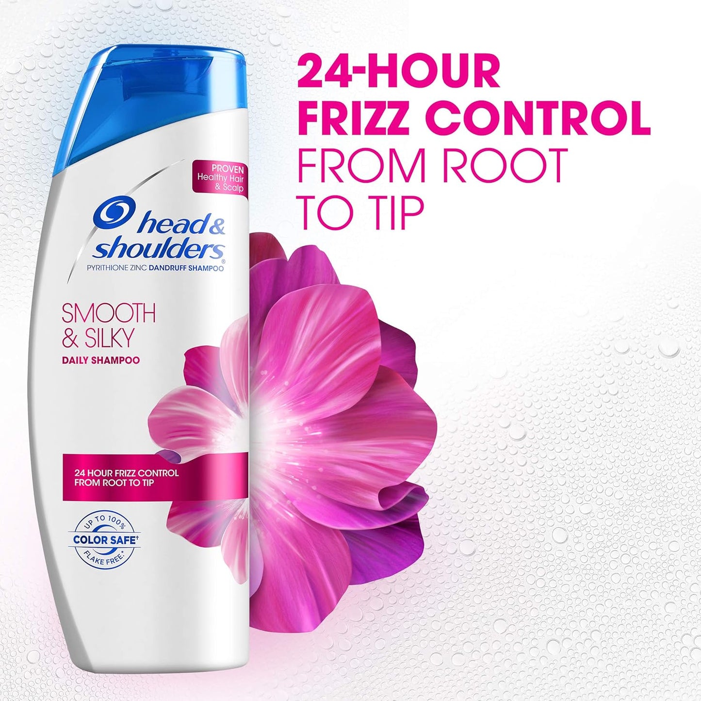 Head & Shoulders Smooth & Silky Shampoo & Conditioner Set – 12.8 fl oz Each