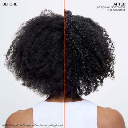 Redken All Soft Mega Curls – Sulfate‑Free Hydrating System for Curly & Coily Hair (Shampoo, Conditioner & Leave‑In)