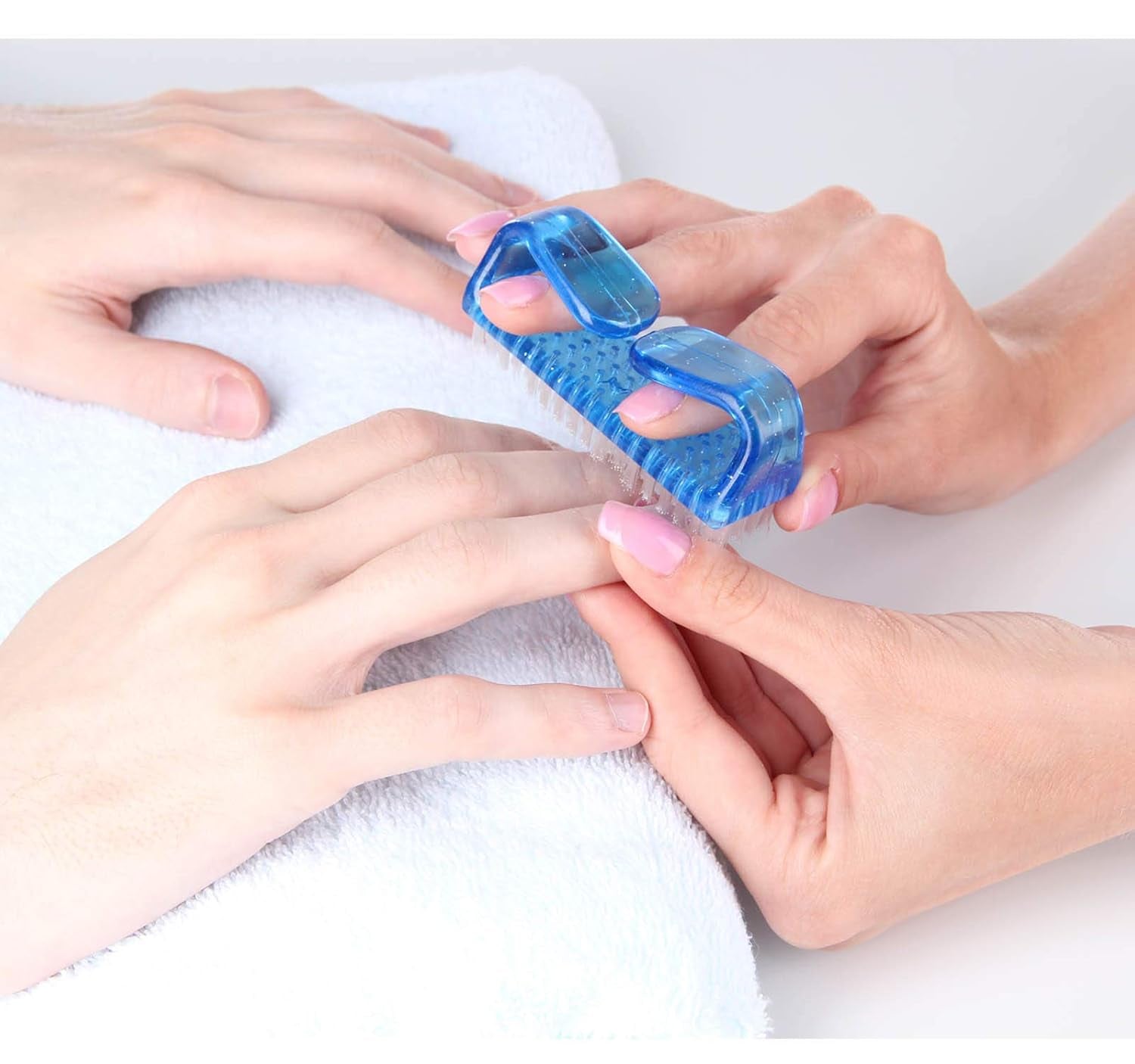 6‑Piece Nail Brush Set – Premium Handle & Long‑Handle Cleaning Brushes for Nails, Hands & Home Use