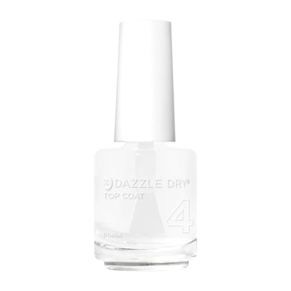 Dazzle Dry Fast‑Drying Top Coat – High‑Gloss, Non‑Toxic Step 4 Nail Sealant (5‑Minute Air Dry)