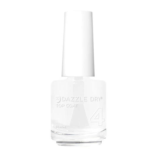 Dazzle Dry Fast‑Drying Top Coat – High‑Gloss, Non‑Toxic Step 4 Nail Sealant (5‑Minute Air Dry)