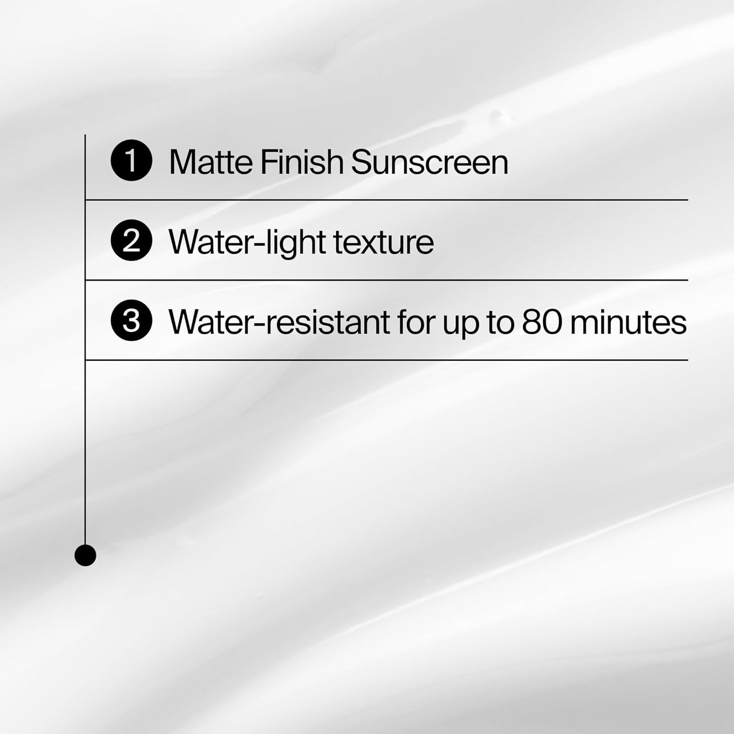 Clear Face SPF 50 Sunscreen – Oil‑Free, Fragrance‑Free, Water‑Resistant Lotion for Acne‑Prone & Oily Skin (3 fl oz)