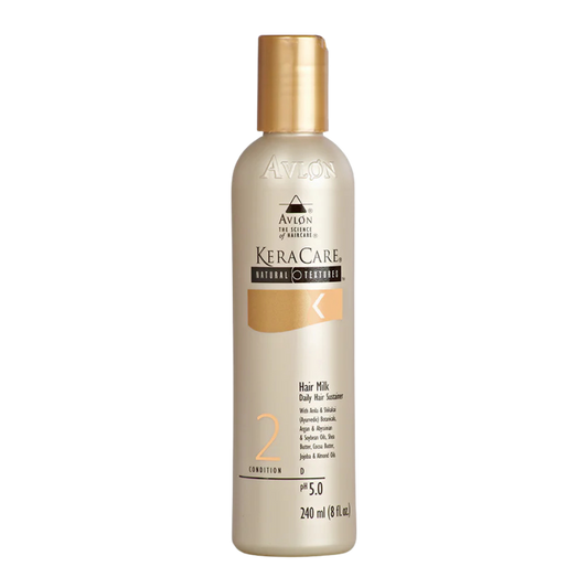 KeraCare Hair Milk 8oz lightweight moisturizer for natural curls coils and frizz control