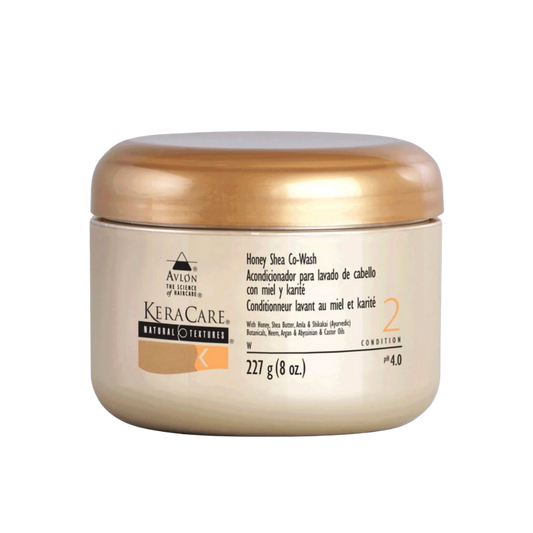 KeraCare Honey Shea Co Wash 8oz sulfate free cleansing conditioner for natural curly hair moisture and softness