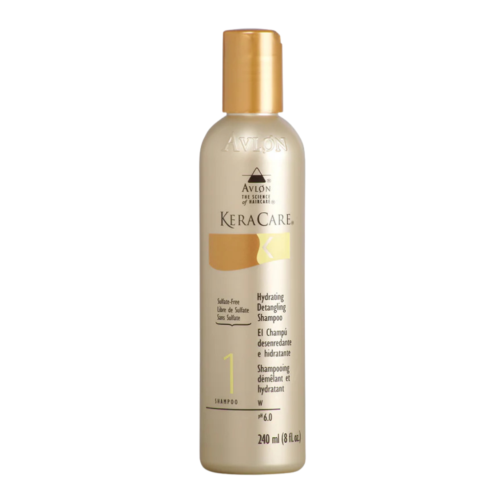 KeraCare Hydrating Detangling Shampoo sulfate free 8oz moisturizing shampoo for soft detangled hai