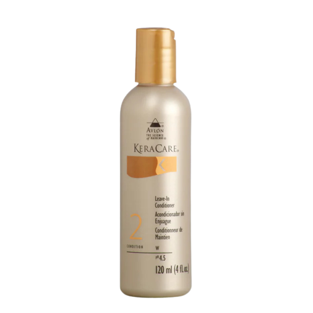KeraCare Leave In Conditioner 4oz for moisturizing detangling and heat protection for all hair types
