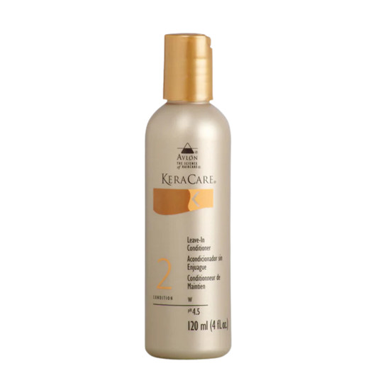 KeraCare Leave In Conditioner 4oz for moisturizing detangling and heat protection for all hair types