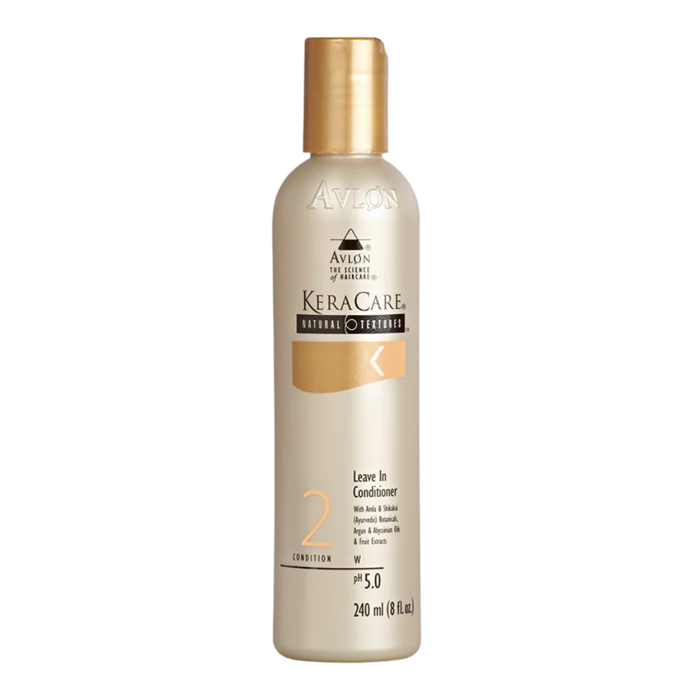 KeraCare Natural Textures Leave In Conditioner 8oz moisturizing detangler for natural curly and coily hair