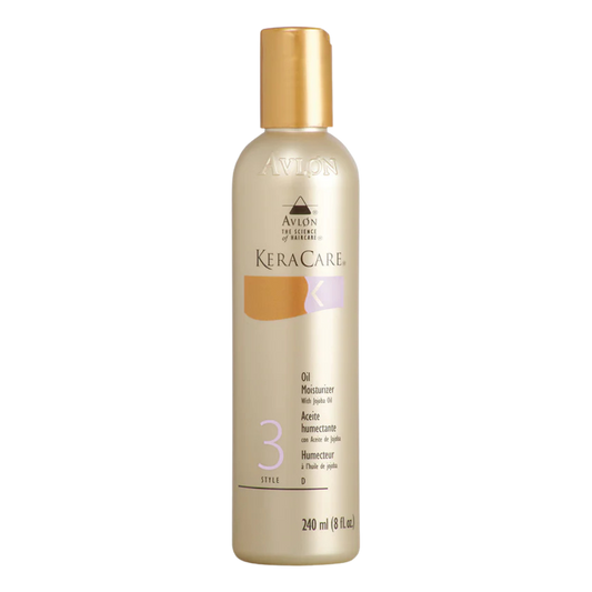 KeraCare Oil Moisturizer with Jojoba Oil 8oz for moisturizing dry hair and adding shine without grease