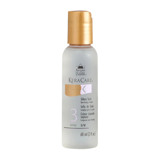 KeraCare Silken Seal 2oz serum for heat protection shine and frizz control lightweight hair serum
