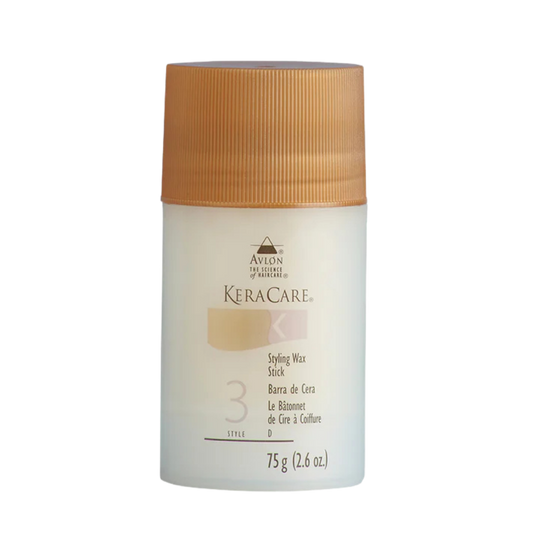 KeraCare Styling Wax Stick 2.6oz for smoothing flyaways frizz control and sleek hair styling