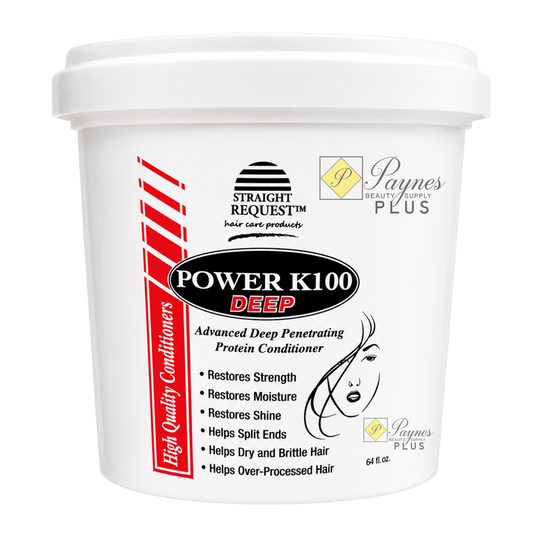 Straight Request Power K-100 Deep Conditioner 64 fl oz protein conditioner for stronger, softer, silkier hair