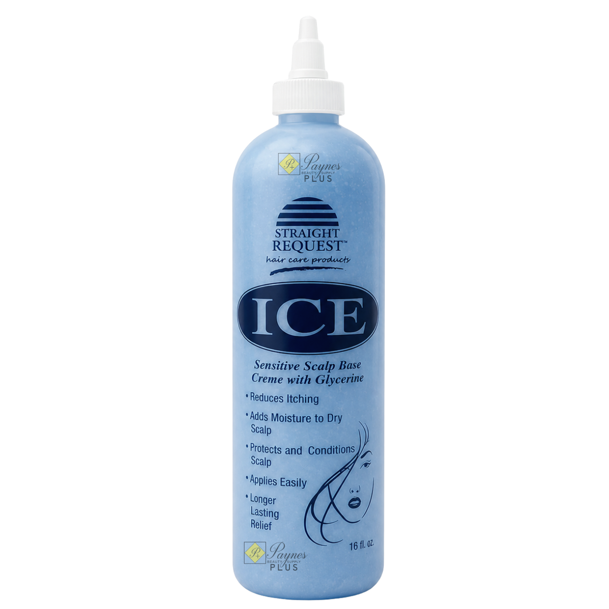 Straight Request Ice Scalp Base cooling scalp treatment for itch relief and tingling freshness.