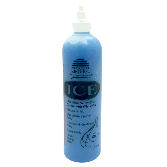 Straight Request Ice Scalp Base cooling scalp treatment for itch relief and tingling freshness.