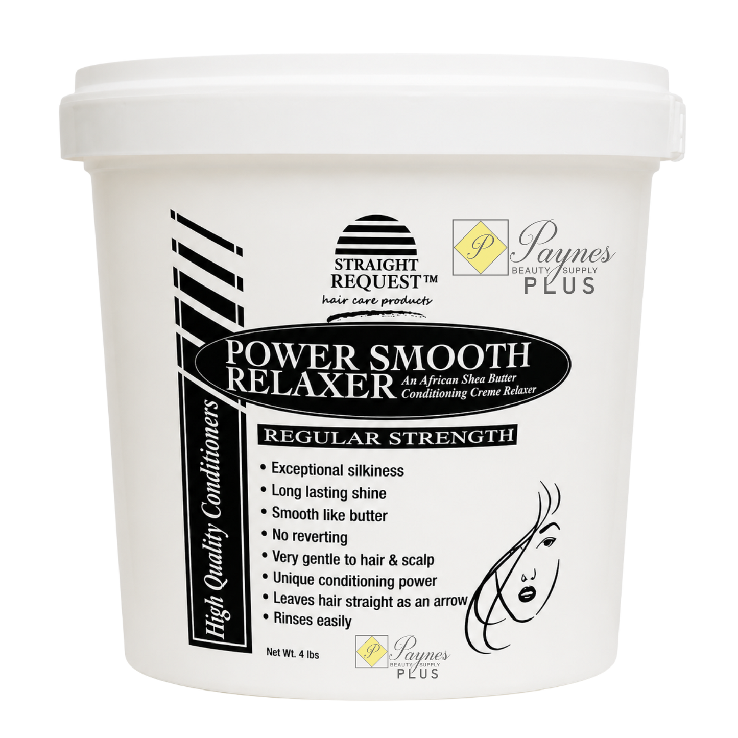 Straight Request Power Smooth Relaxer 4 lb professional hair relaxer for smooth, straight, manageable hair