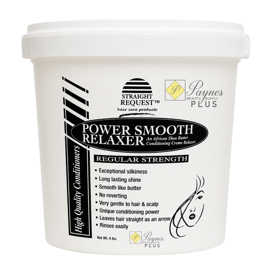 Straight Request Power Smooth Relaxer 4 lb professional hair relaxer for smooth, straight, manageable hair