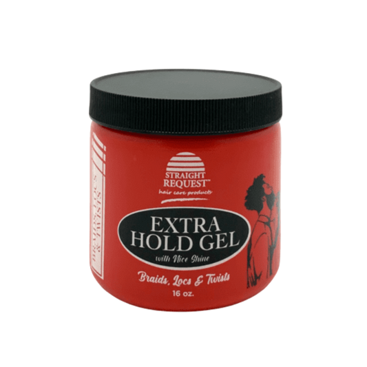 Straight Request Extra Hold Gel for strong hold, sleek styling, and long‑lasting control.